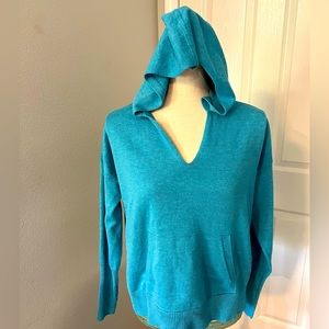 Cabi V-Neck Hooded Sweater
